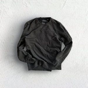 Guess Embossed Logo Sweatshirt (Worn)